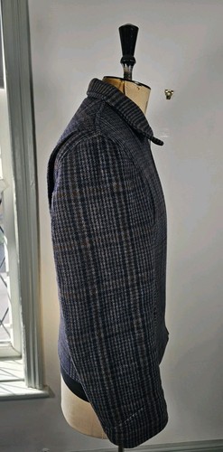 Chaqueta deportiva Labour Union años 30 réplica a cuadros tweed lana para hombre grande hecha a mano - Imagen 8 de 19