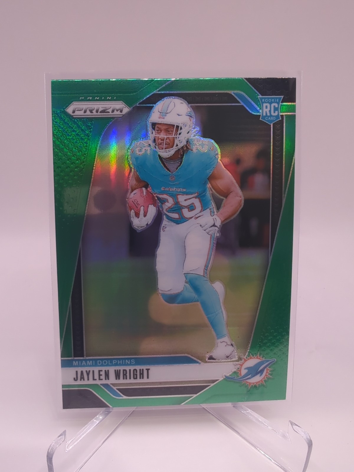 Jaylen Wright (RC) 2024 Panini Prizm Prizms Green #348