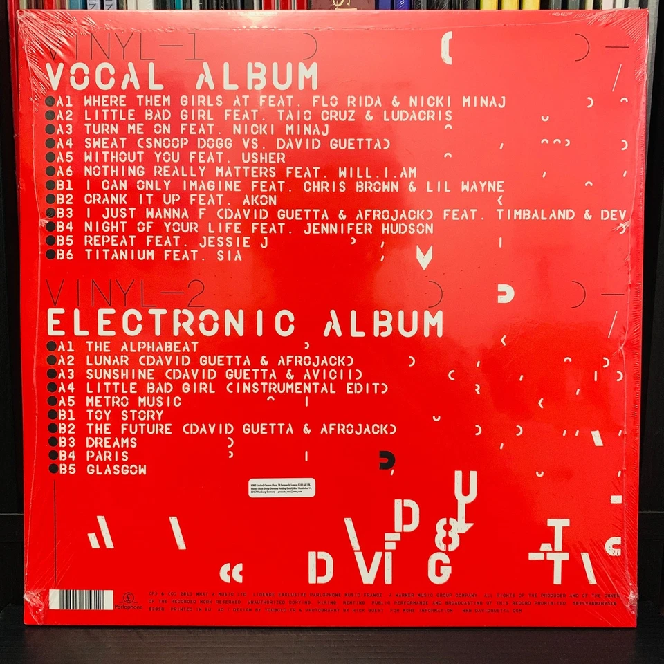 David Guetta – Nothing But The Beat Vinyl LP New Sealed Record Black Vinyl 2xLP - Image 2 of 2