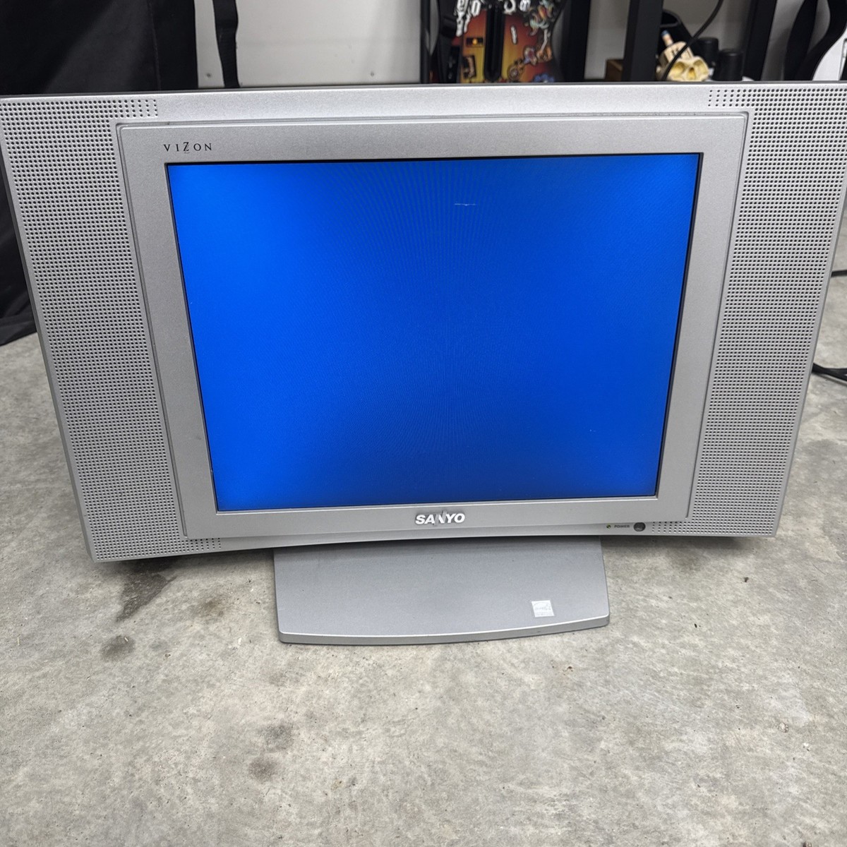 Sanyo Vizon CLT1554 15” LCD TV Monitor Retro Gaming AV Works Great