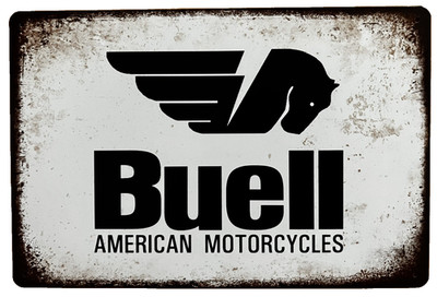 Buell Motorcycle Tin Sign (RW750 Hammerhead 1190 Cruiser Touring EBR) W51070