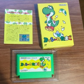 Yoshi's Egg Yoshi no Tamago 1991 Box And Manual For Nintendo Famicom NES CIB