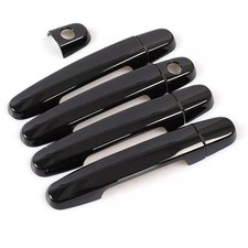 Door Handle Covers Trims For 2003-2013 Toyota Corolla Sedan 9 Pcs Glossy Black Door Handle Covers Trims For 2003-2013 Toyota Corolla Sedan 9 Pcs Glossy Black