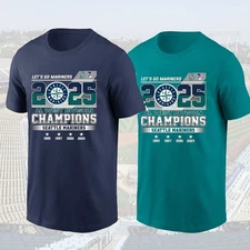 🔥BEST CHOICE! Seattle Mariners 2025 AL West Division Champions Gift for Fans