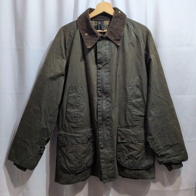 Barbour Bedale Oiled Jacket Men s XL Olive 90s Vintage Used