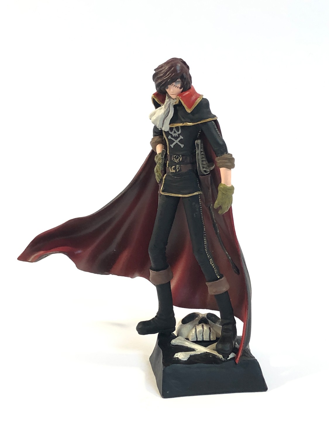 Figurine Albator Harlock Saga 1 Furuta 2002 en PVC pour collection manga vintage
