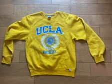 UCLA Bruins Sweatshirt Mens Medium Yellow Long Sleeve Pullover LA California