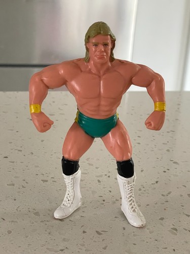 Lex Luger WCW Galoob Exclusive series 2 green vari...