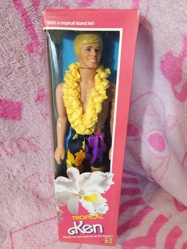 Vintage Tropical Ken Doll Mattel 1020 NIB NRFB 1985