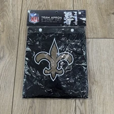 New Orleans Saints, Team Apron & Chef Hat (1 Size Fits All Adult Black