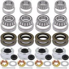 Boat Trailer Hub Bearings Kits 4 Sets Fits 25580 14125A 5200-7000lb Tandem Axles