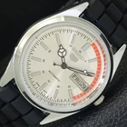 JAPAN VINTAGE REFURBISHED SEIKO 5 AUTOMATIC 6309A MENS SILVER WATCH a440857-d