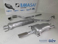 Imasaf Auspuff Set Ab Kat für Opel Astra G Coupe+Cabriolet 1.6+1.6 16V 2000-2003