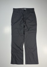 Carhartt Rugged Flex Relaxed Fit Canvas Work Pants Gray Mens 30x30 BN2291-M