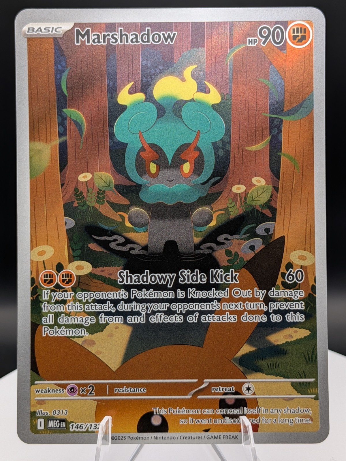 Pokemon TCG: Mega Evolution (146/132) Marshadow Illustration Rare (LP+)