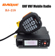 BAOJIE BJ-218 Mini Mobile Radio 25W Dual Band 136-174  400-470MHz 2 Way Radio