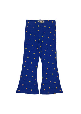 Mini Boden Leggings Flare Bootcut Gold Punkte Blau 2-12 Jahre NEU