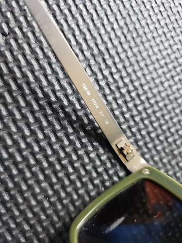 Fendi FS5188 57 18 317 135 Unisex Green Gunmetal Square Frame Sunglasses Italy - Picture 11 of 14