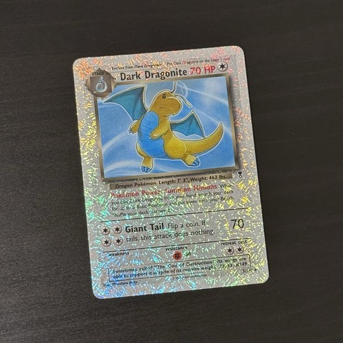 Pokémon Dark Dragonite reverse holo Rare 5/110 Legendary Collection 2002 WOTC - Picture 7 of 8