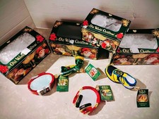 Lot Of 4 Old World Christmas Blown Glass Ornaments With boxes and tags