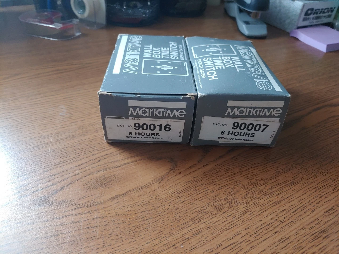 Marktime #90016, 90007, Wall Box Time Switches, 6 Hours, 20A @125VAC, New in Box