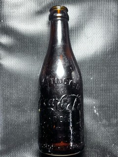 Rare Coca Cola Huntington W. VA Straight Sided Bottle WV West Virginia Amber