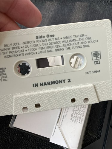 BRUCE SPRINGSTEEN In Harmony 2 Cassette Tape Carly Simon 1981 Comp Billy Joel - Picture 6 of 6