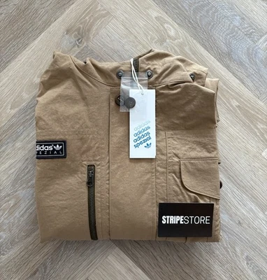 ADIDAS SPZL LONGRIDGE PARKA SS26 SPEZIAL BROWN KF6805 - X-SMALL 24.5" PTP - BNWT - Image 1 of 4
