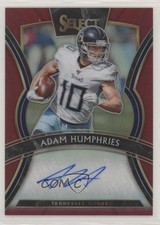 2019 Panini Select Signatures Maroon Prizm /75 Adam Humphries #SP-AH Auto 0g4