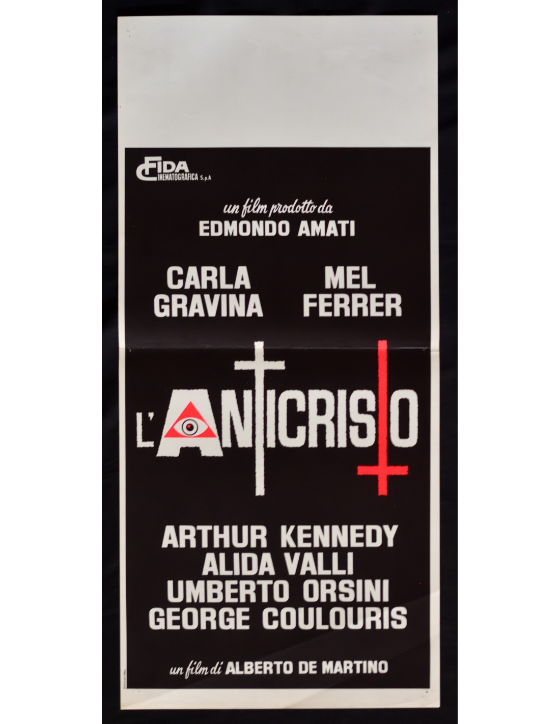 Locandina originale film L'anticristo (1974) - Regia di Alberto De Martino