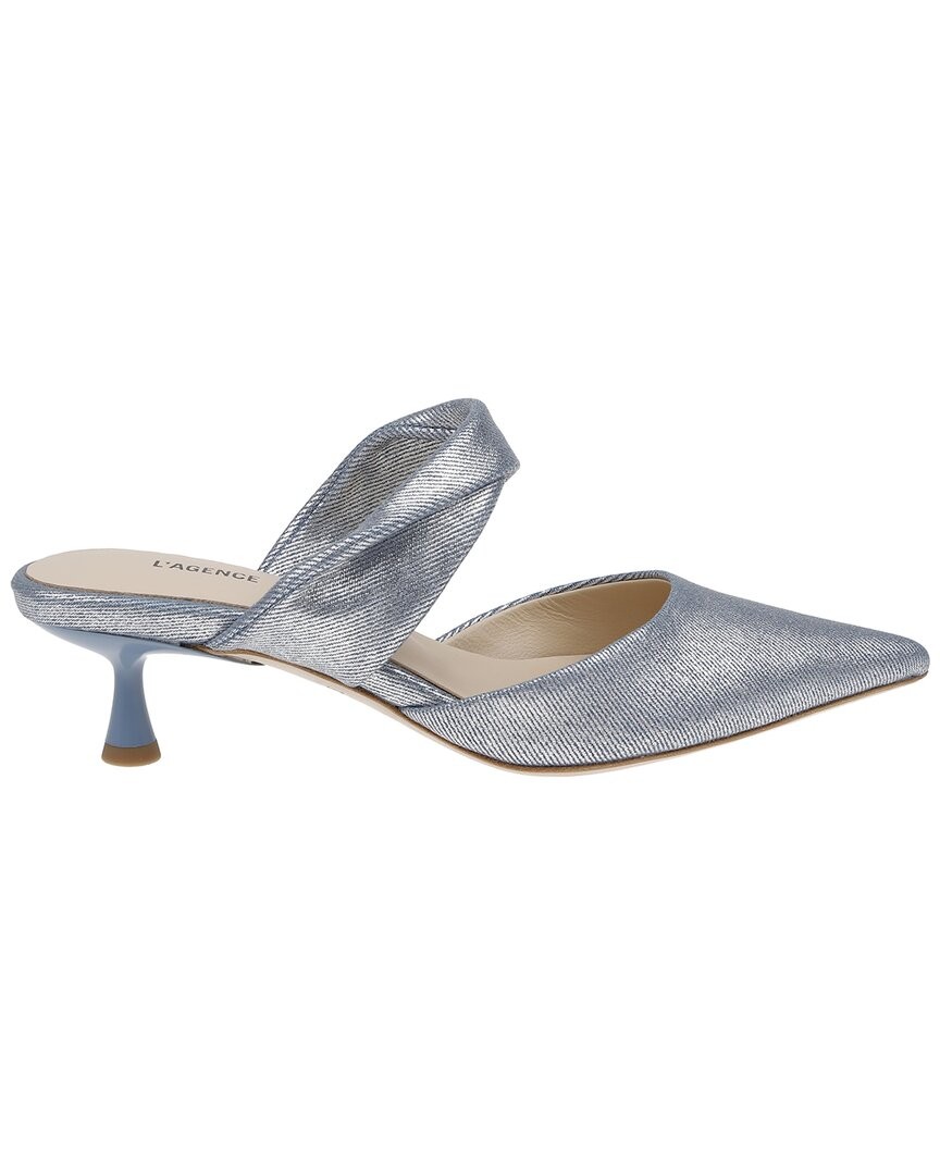 L'agence Chloe Heeled Mule Women's Blue 38.5