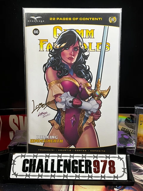 GRIMM FAIRY TALES #66 LOBOS SIGNED Trade-Dress w/ COA - SNOW WHITE