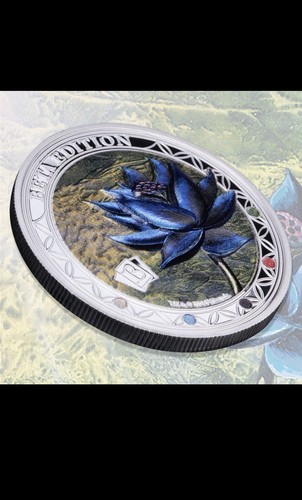 2024 Magic The Gathering Black Lotus 1 oz Colorized Silver Coin Beta Edition COA