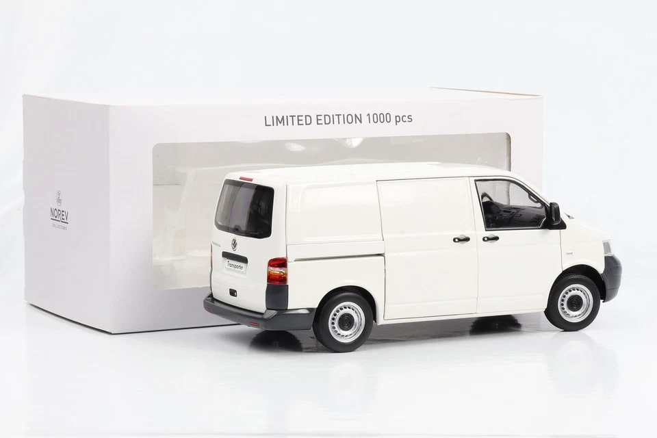 1:18 Norev Volkswagen Bus Transporter VW T5 2003 White Limited - Image 4 of 4