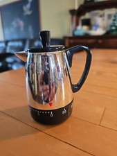 Vtg. Kitchen Egg Timer Silver & Black Coffee ...
