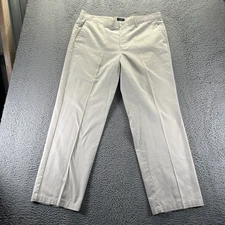 Dockers Pant Mens 39x32 White Chino Straight Leg Classic Preppy Business Career
