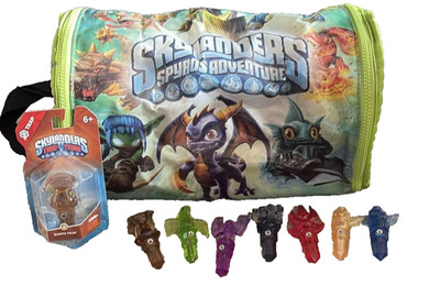 Skylanders Spyro's Adventure Carry Case Bag with 7 Trap Team Crystals ...