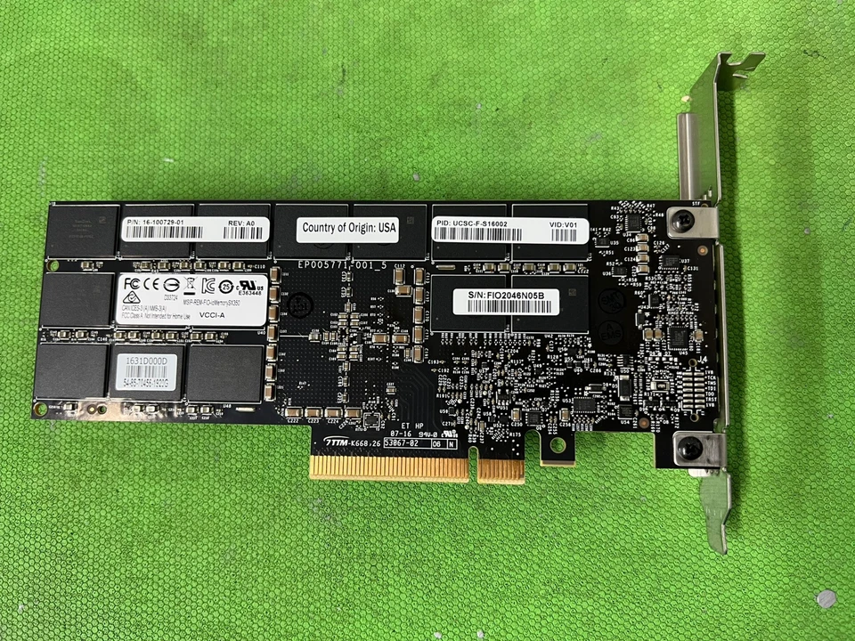 Cisco Sandisk Fusion io Memory SX350 1.6TB SSD CARD UCSC-F-S16002  HIGH PROFILE - Image 2 of 2