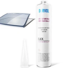 DURVOL Auto Glass Urethane Windshield Adhesive Sealant Pack of 1 Black 