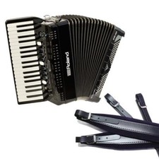 Roland FR-4X BK V-Accordion Pianoforte Digitale Tipo Nero + Cinturino Alta Qualità