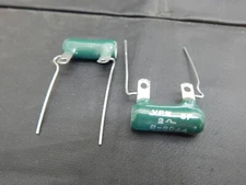 CLAROSTAT WIRE WOUND RESISTORS VPR5F 2 OHM 8 WATT WIRE LEADS -LOT OF 2 RESISTORS