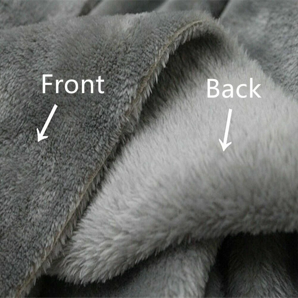 Tela de franela imitación coral terciopelo doble cara gruesa hágalo usted mismo para ropa de dormir manta coser Foto 3 de 4