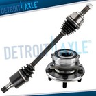 2pc Front Left CV Axle Wheel Bearing and Hub Kit for 2011 - 2017 Honda Odyssey