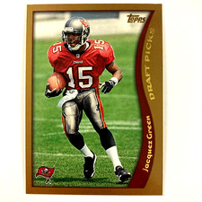 Jacquez Green 1998 Topps Rookie Card #343 NFL Tampa Bay Buccaneers. rookie card picture