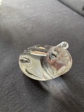 Wedgewood clear glass frog
