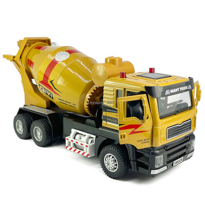 Cement Mixer Truck Toy 1/40 Diecast Construction Toys for Boys
