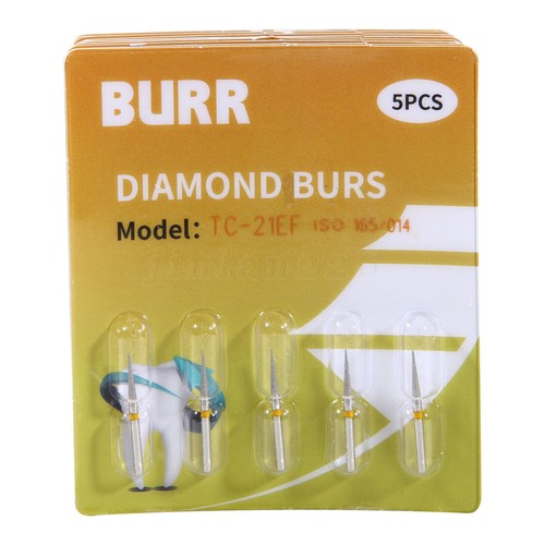 5-100pc SANDENT Dental Diamond Burs For High Speed Handpiece Friction Grip 1.6mm - Picture 513 of 865