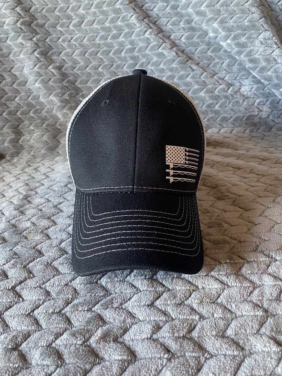 Fishing Pole American Flag Hat Adjustable Cap | eBay
