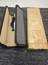 Hodeamy AC 110V Heated Floor Mat For Foot Wood Stripe Carbon Crystal Heating Pad