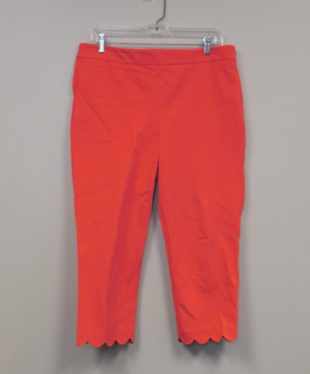 Talbots Chatham Crop Capri Pants Womens 12P Side Zip